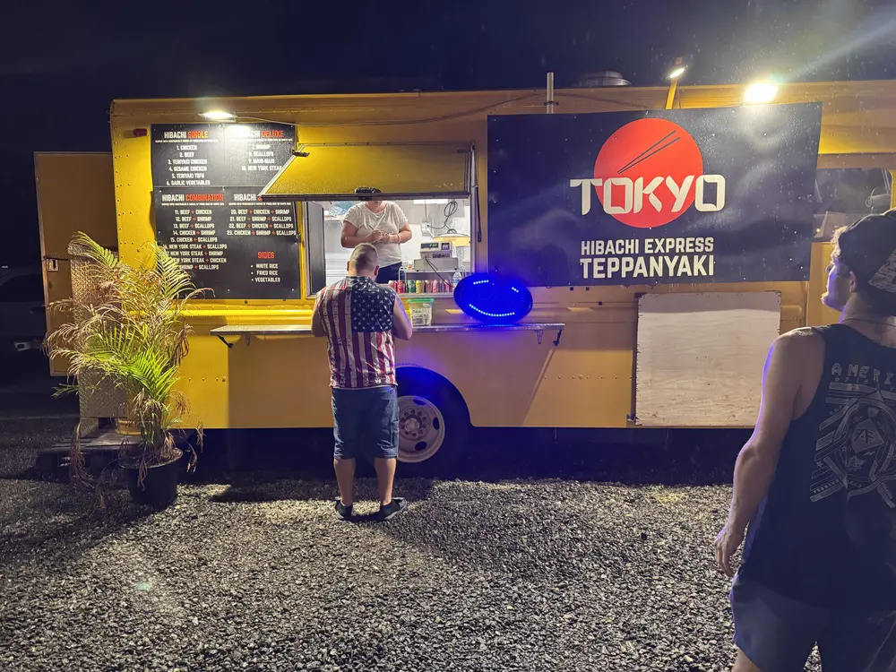 Tokyo Hibachi Express food truck near Maui Sands