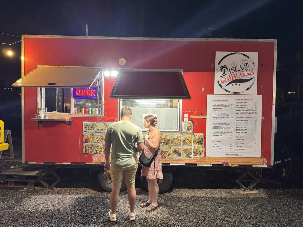 Isla Chibugan food truck near Maui Sands