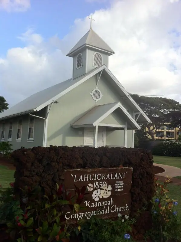 Honokowai's Historic Lahuiokalani church. 200 yards from the condo.